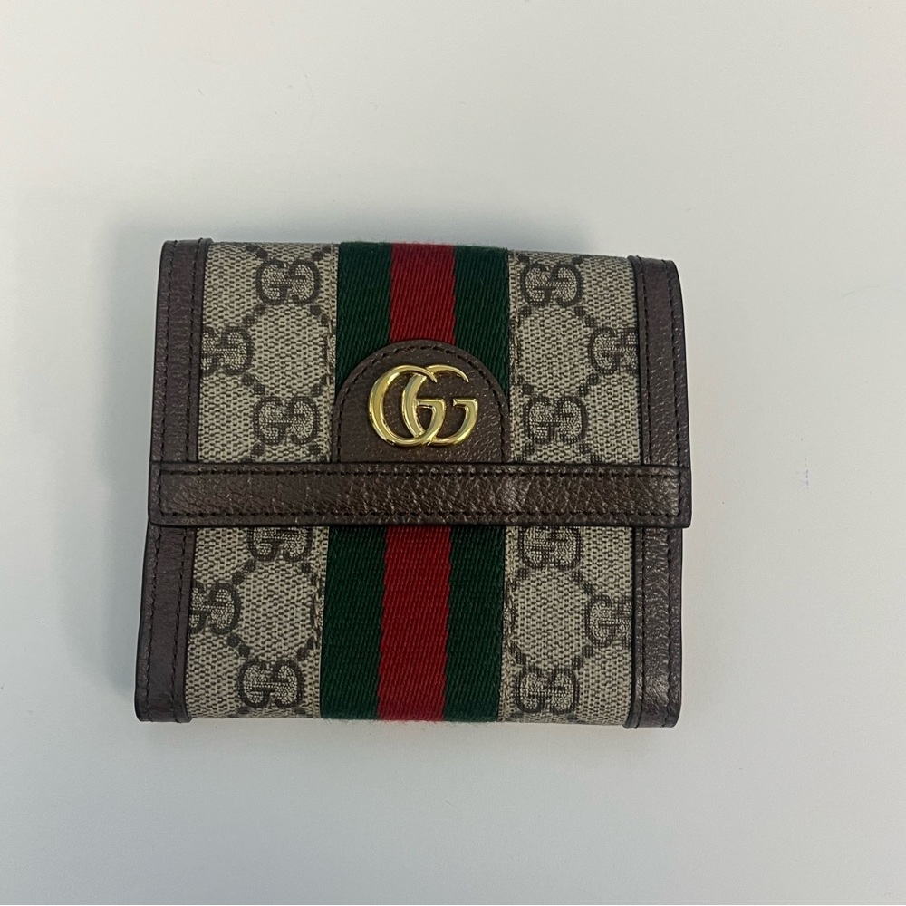 Gucci Ophidia GG French Flip wallet